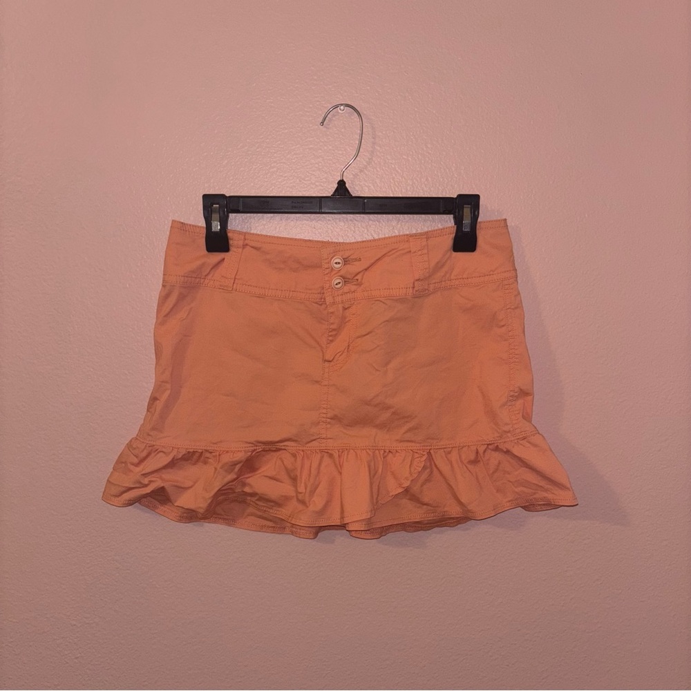 American Rag orange mini skirt Size small